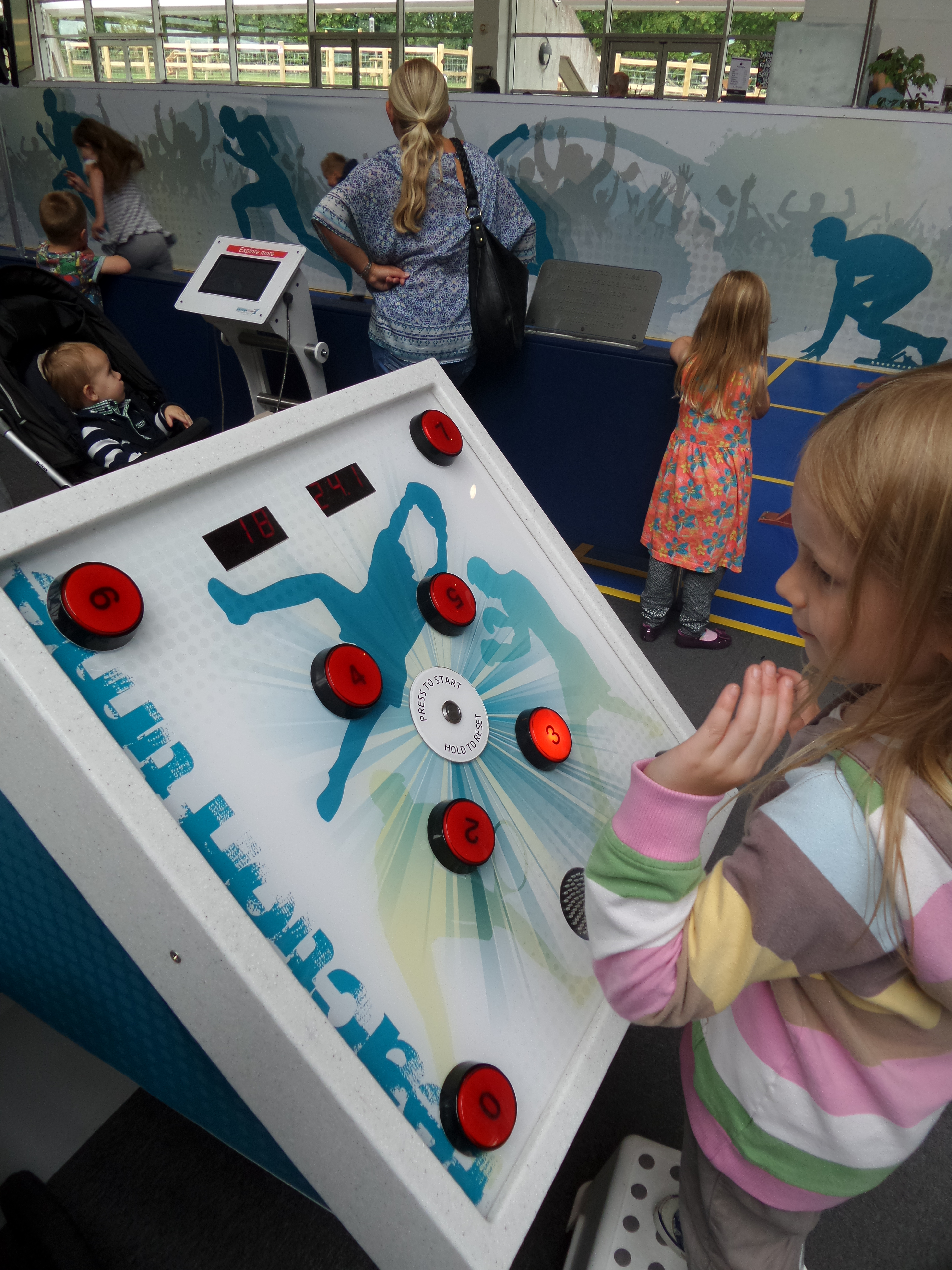 reaction test at science centre