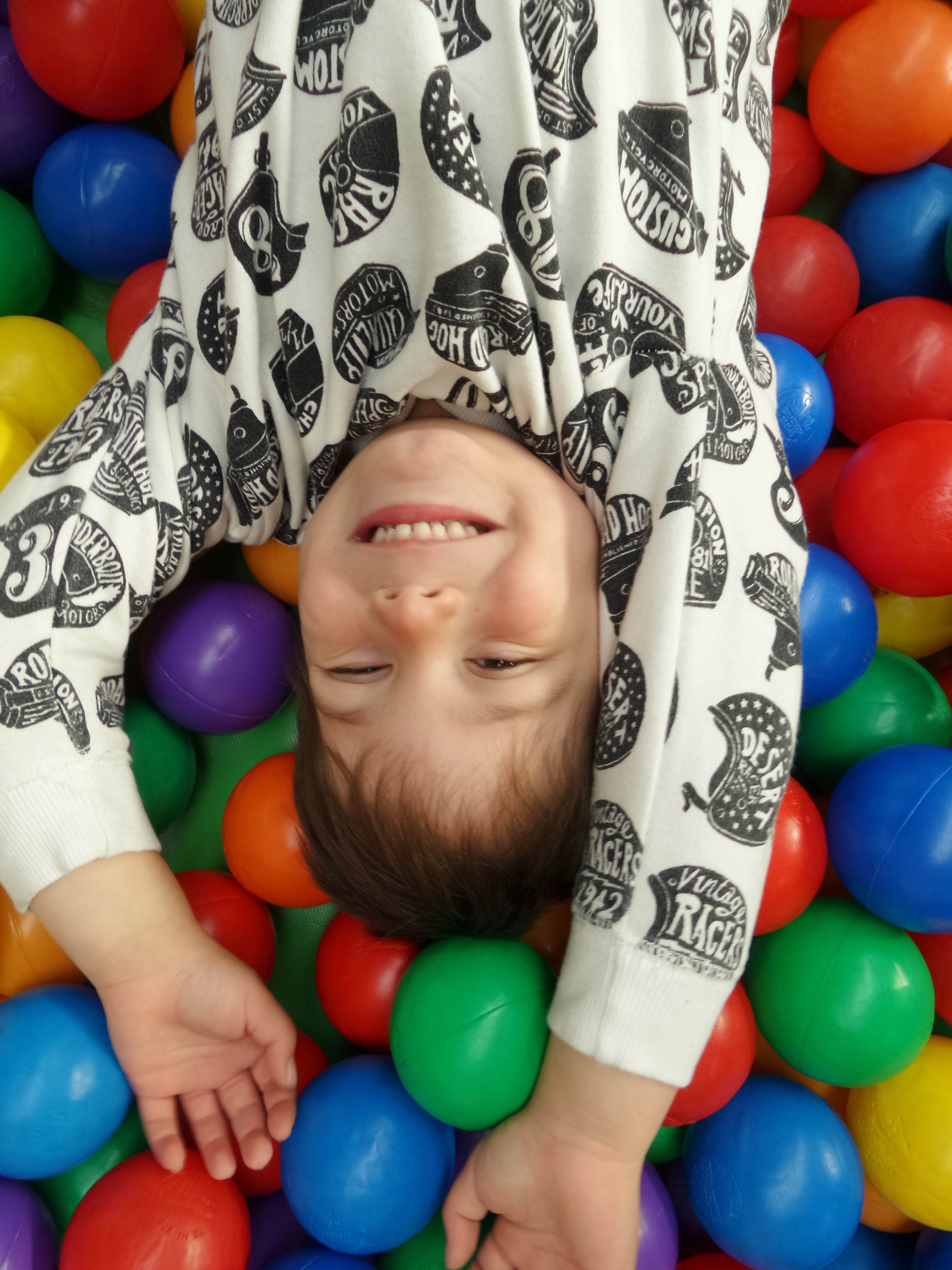 cody laid in the ball pit