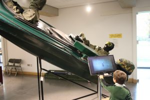 boat on display at the soldiers of oxfordshire museum