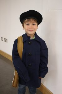 cody dressed as a secret service messenger