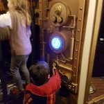 Light effect port hole in kids area