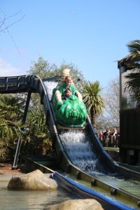 crocodile log flume at weymouth sea life