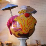 giant ice creammodel in the bricks restaurant