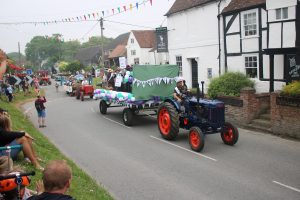 Harwell Feast tractor float