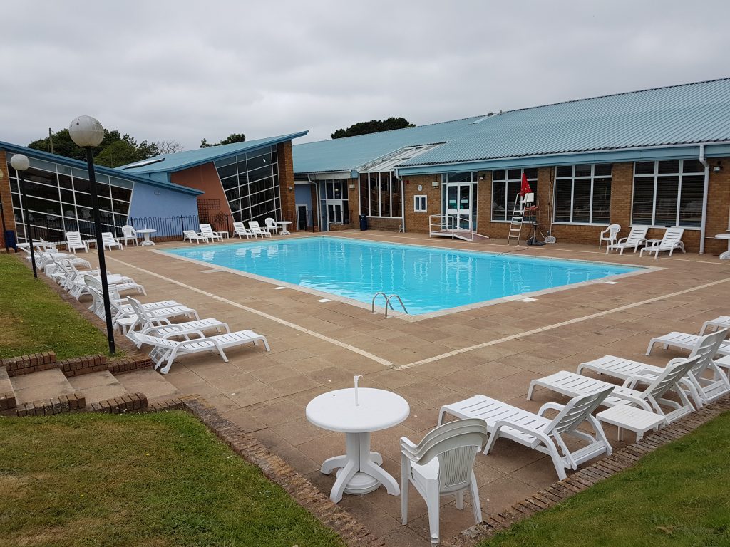 outdoor pool at Hoburne Naish