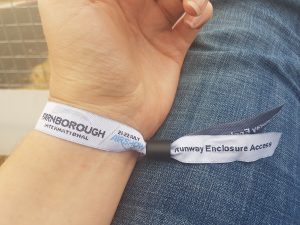 Farnborough airshow wristband