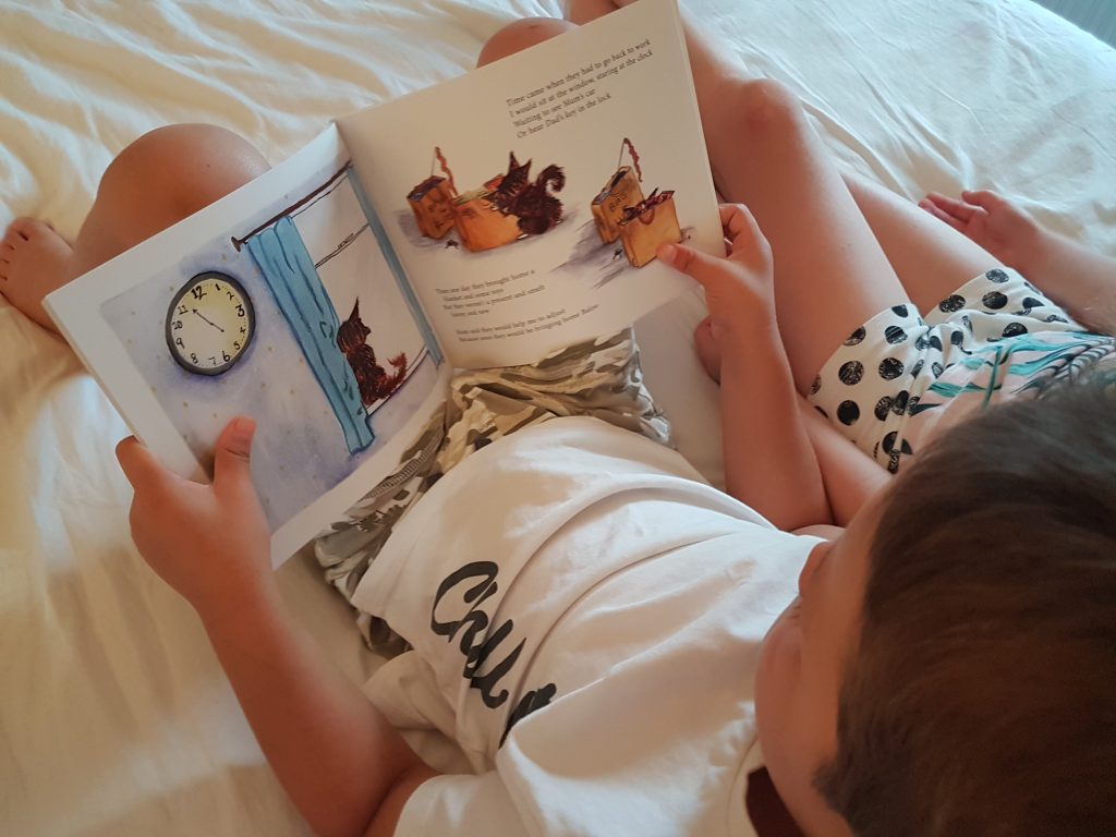 kids reading Finding Their Way Home