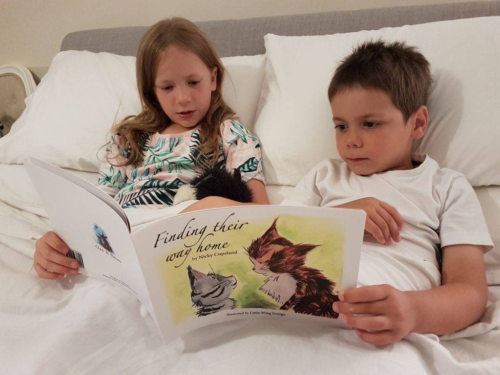 Lois reading to Cody