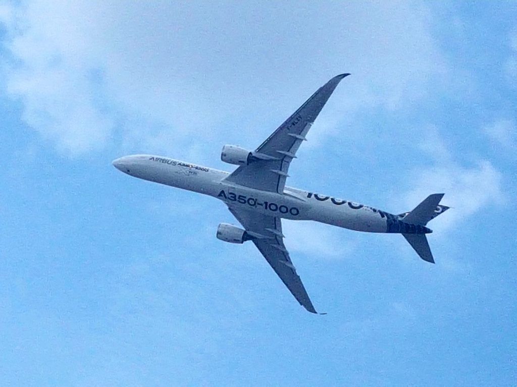 Airbus A350 at Farnborough International Airshow