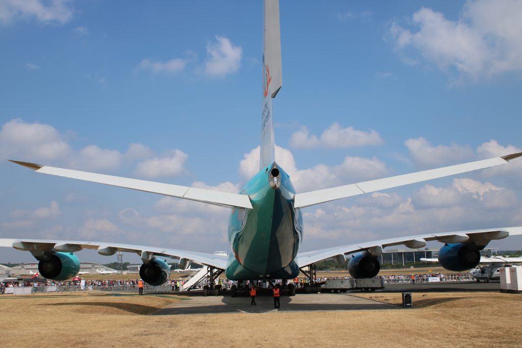 back of A380