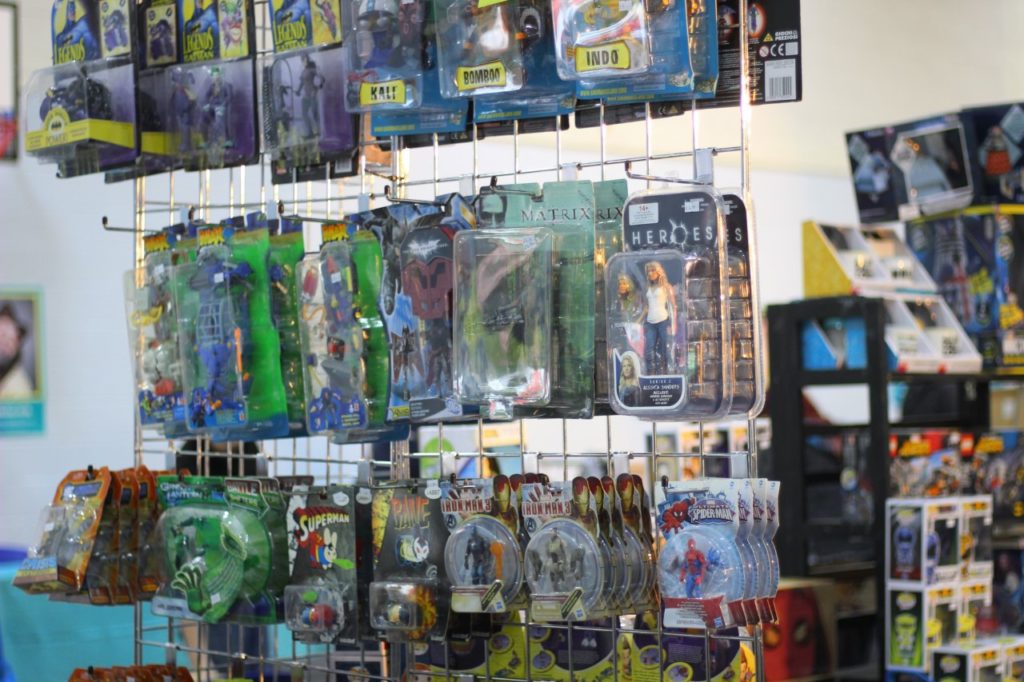 Merchandise and traders stalls at Thames Con