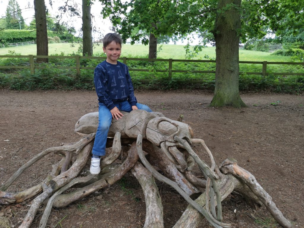 Sculpture trail at Rushmere Country Park