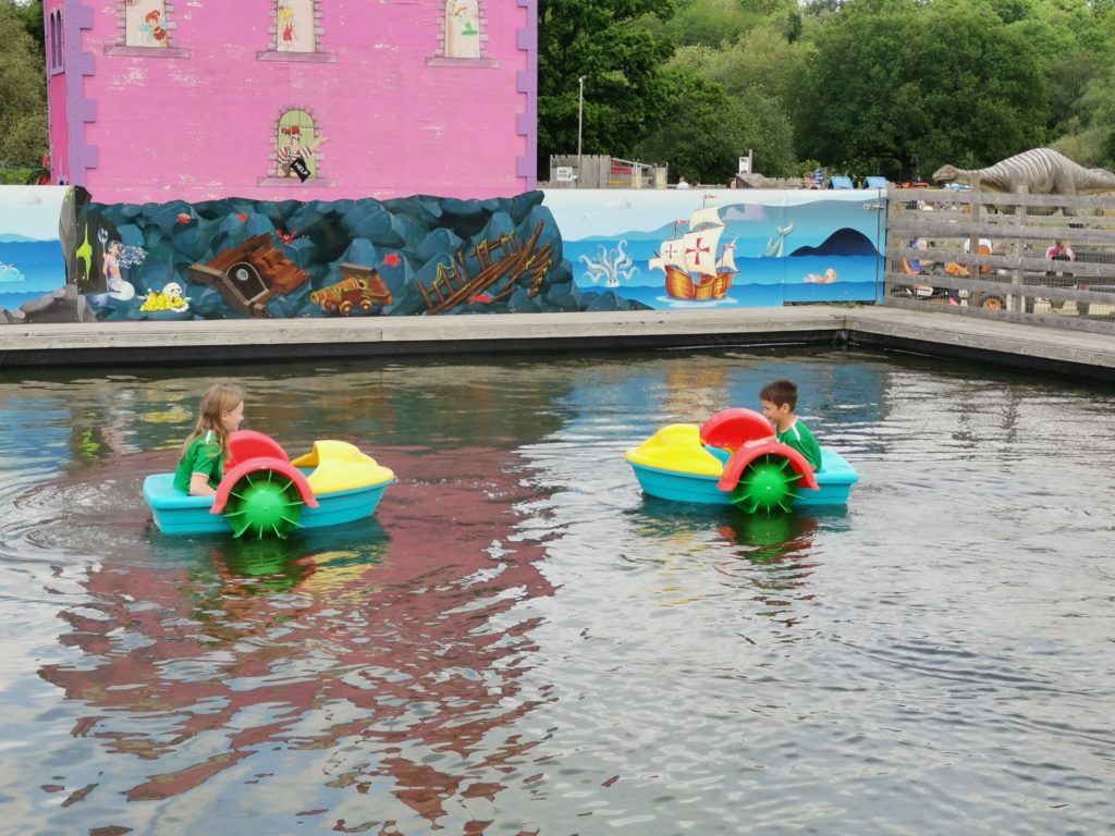 Paddle boats at 4 Kingdoms