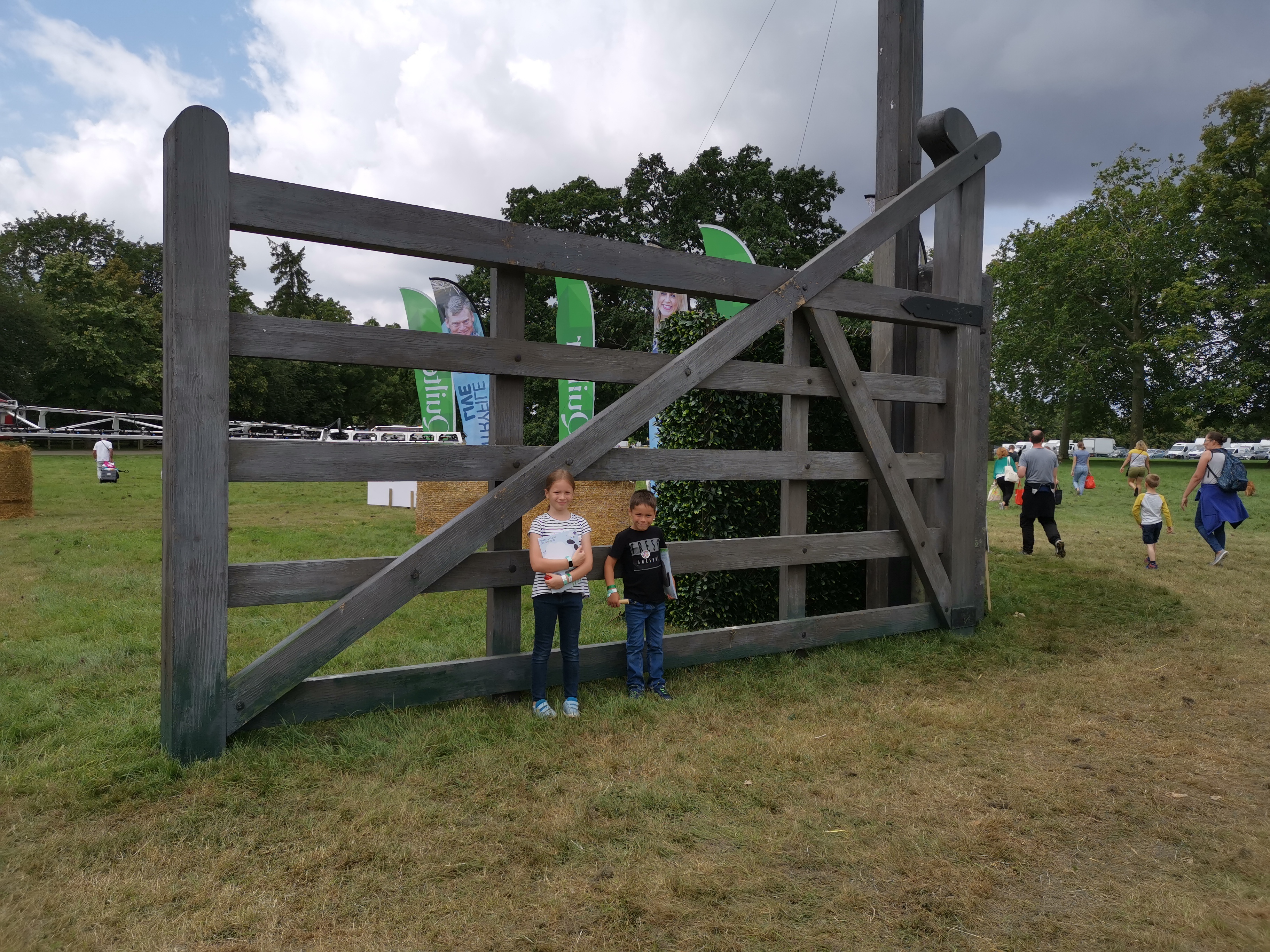 The giant gate entrance to Countryfile Live 2019