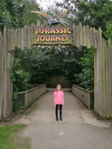 Jurassic journey entrance gate at Birdland