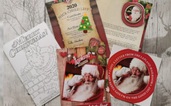Personalised Father Christmas letter pack