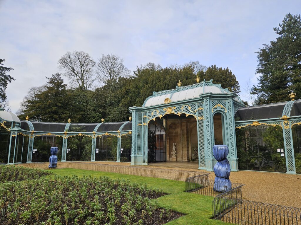 Large aviaries at Waddesdon Manor