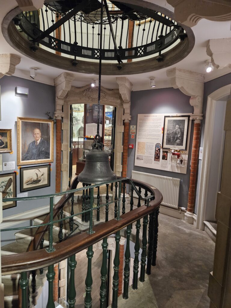 staircase in museum